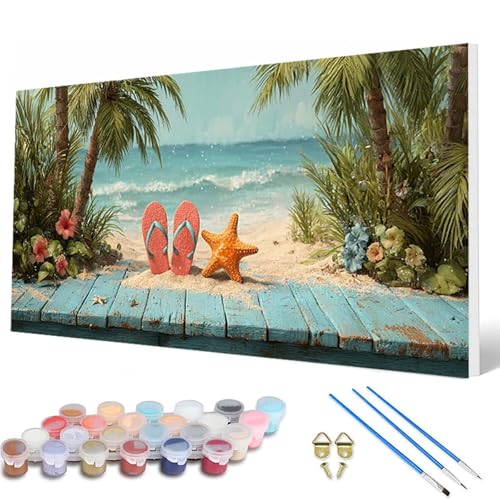 Meer Malen Nach Zahlen Erwachsene, Malen Nach Zahlen Landschaft Paint by Numbers Adult Muster Basteln Erwachsene Anfänger für Zimmer Deko Wohnzimmer, Wanddeko, Geschenke für Frauen 30X60CM -hcw2507D0 Meer Malen Nach Zahlen Erwachsene, Malen Nach Zahlen Landschaft Paint by Numbers Adult Muster Basteln Erwachsene Anfänger für Zimmer Deko Wohnzimmer, Wanddeko, Geschenke für Frauen 30X60CM -hcw2507D0 von HCWBDWOU