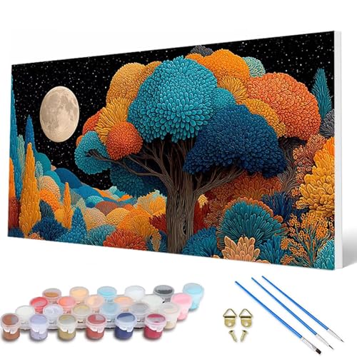 Mond Malen Nach Zahlen Erwachsene, Malen Nach Zahlen Landschaft Paint by Numbers Adult Muster Basteln Erwachsene Anfänger für Deko Wohnzimmer, Wanddeko, Geschenke für Frauen 90X180 CM -hcw2507T2 Mond Malen Nach Zahlen Erwachsene, Malen Nach Zahlen Landschaft Paint by Numbers Adult Muster Basteln Erwachsene Anfänger für Deko Wohnzimmer, Wanddeko, Geschenke für Frauen 90X180 CM -hcw2507T2 von HCWBDWOU