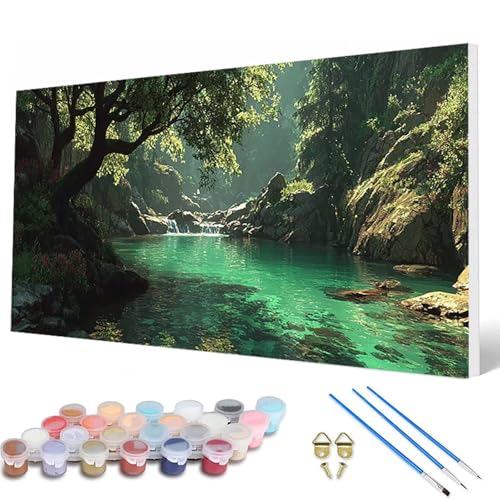 Natur Malen Nach Zahlen Erwachsene, Malen Nach Zahlen Landschaft Paint by Numbers Adult Muster Basteln Erwachsene Anfänger für Deko Wohnzimmer, Wanddeko, Geschenke für Frauen 50 x 100 cm -hcw25070C Natur Malen Nach Zahlen Erwachsene, Malen Nach Zahlen Landschaft Paint by Numbers Adult Muster Basteln Erwachsene Anfänger für Deko Wohnzimmer, Wanddeko, Geschenke für Frauen 50 x 100 cm -hcw25070C von HCWBDWOU