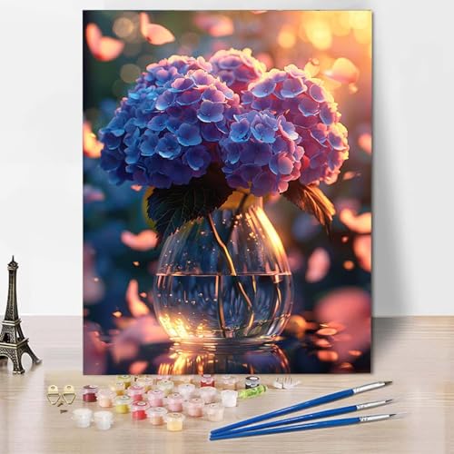 Paint by Numbers Vase Malen Nach Zahlen Blume Malen Nach Zahlen Anfänger DIY Handgemalt Ölgemälde Leinwand Kits mit 3 Pinseln und Acrylfarbe für Wanddeko, Geschenk für Frauen 100 X 135 CM -CW2504P0 Paint by Numbers Vase Malen Nach Zahlen Blume Malen Nach Zahlen Anfänger DIY Handgemalt Ölgemälde Leinwand Kits mit 3 Pinseln und Acrylfarbe für Wanddeko, Geschenk für Frauen 100 X 135 CM -CW2504P0 von HCWBDWOU