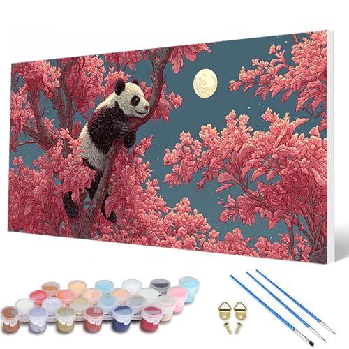 Panda Malen Nach Zahlen Erwachsene, Malen Nach Zahlen Tiere Paint by Numbers Adult Muster Basteln Erwachsene Anfänger für Zimmer Deko Wohnzimmer, Wanddeko, Geschenke für Frauen 70 x 140 cm -hcw250749 Panda Malen Nach Zahlen Erwachsene, Malen Nach Zahlen Tiere Paint by Numbers Adult Muster Basteln Erwachsene Anfänger für Zimmer Deko Wohnzimmer, Wanddeko, Geschenke für Frauen 70 x 140 cm -hcw250749 von HCWBDWOU