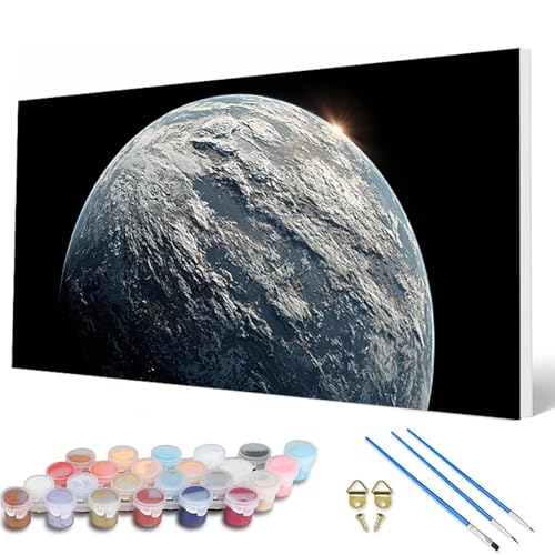 Planet Malen Nach Zahlen Erwachsene, Malen Nach Zahlen Landschaft Paint by Numbers Adult Muster Basteln Erwachsene Anfänger für Deko Wohnzimmer, Wanddeko, Geschenke für Frauen 90X180 CM -hcw2507UZ Planet Malen Nach Zahlen Erwachsene, Malen Nach Zahlen Landschaft Paint by Numbers Adult Muster Basteln Erwachsene Anfänger für Deko Wohnzimmer, Wanddeko, Geschenke für Frauen 90X180 CM -hcw2507UZ von HCWBDWOU
