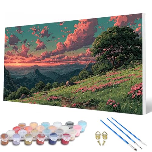 Wolke Malen Nach Zahlen Erwachsene, Malen Nach Zahlen Landschaft Paint by Numbers Adult Muster Basteln Erwachsene Anfänger für Deko Wohnzimmer, Wanddeko, Geschenke für Frauen 50X100 CM -hcw2507L7 Wolke Malen Nach Zahlen Erwachsene, Malen Nach Zahlen Landschaft Paint by Numbers Adult Muster Basteln Erwachsene Anfänger für Deko Wohnzimmer, Wanddeko, Geschenke für Frauen 50X100 CM -hcw2507L7 von HCWBDWOU