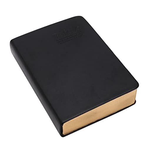 HCZKIUJY Dickes Notizbuch aus Papier, Notizblock, Bibel aus Leder, individuelles Tagebuch, Buch, Journal, Agenda, Planer, Schul- und Bürobedarf (A) von HCZKIUJY