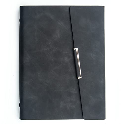 HCZKIUJY Dreifach gefaltetes Notizbuch mit losem Blatt, A5, kreatives Briefpapier, Notizbuch, Abnehmbarer Business-Notizblock, Leder von HCZKIUJY