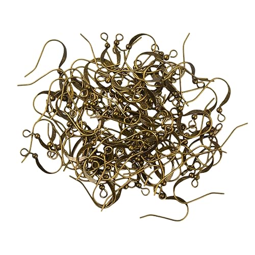 100 Stcs Antique Bronzeohrhaken Messing Flat Fish Haken Ohrring -Befunde hypoallergen -nickelfreier Schmuck mit großer Schleife 100 Stcs Antique Bronzeohrhaken Messing Flat Fish Haken Ohrring -Befunde hypoallergen -nickelfreier Schmuck mit großer Schleife von HDBHSBE