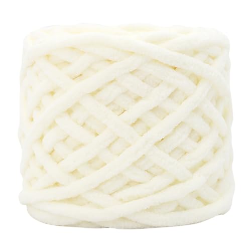 Deckengarn weiche dicke klobige Wolle für Häkel 100 g flauschig klobiges Garn für Hand stricken DIY Strickwolle für Pullover Hüte Decken Schals Creme Weiß für Häkeln Deckengarn weiche dicke klobige Wolle für Häkel 100 g flauschig klobiges Garn für Hand stricken DIY Strickwolle für Pullover Hüte Decken Schals Creme Weiß für Häkeln von HDBHSBE