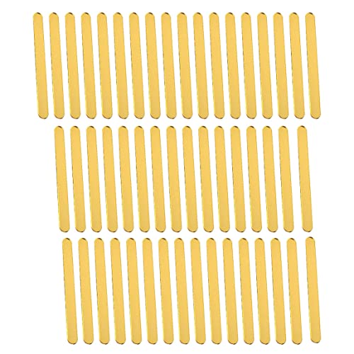 Eisstangen Lolly Bastelsticks Acryl wiederverwendbar für Süßigkeiten Apple Home Party Kinder DIY -Projekte Golden 50 PCS ICE CREAM Eisstangen Lolly Bastelsticks Acryl wiederverwendbar für Süßigkeiten Apple Home Party Kinder DIY -Projekte Golden 50 PCS ICE CREAM von HDBHSBE