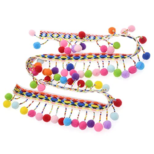 POM POM BUG BALL RAND -Trimmband für Handhandwerk Kleidung Nähen Spitzenband Quaste DIY Accessoire Ball Fransen, Trimm, Plüsch, Anhänger POM POM BUG BALL RAND -Trimmband für Handhandwerk Kleidung Nähen Spitzenband Quaste DIY Accessoire Ball Fransen, Trimm, Plüsch, Anhänger von HDBHSBE