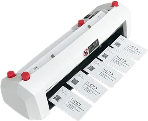 Verstellbarer Namenskartenschneider, Automatischer Visitenkartenschneider, Kartenschneidemaschine Im A4-Format, Schnittstärke, 300 G Büropapierschneider, Automatischer Kartenschneider, Für Unternehmen von HDCCDM