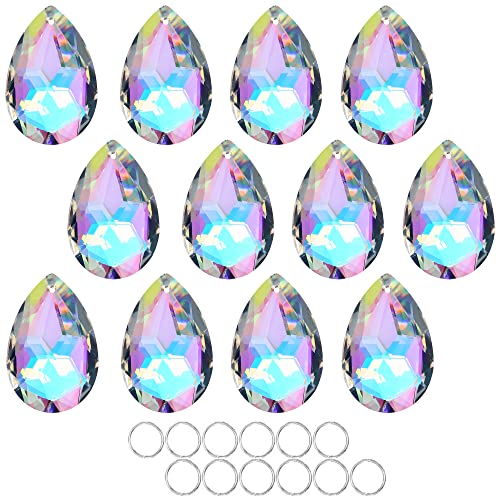 12 Stück 50 mm Kristallprismen Kronleuchter bunte Bauhinia Ornament Anhänger Regenbogen Maker Hängende Prismen für Hochzeit Party Baum Girlanden Dekoration DIY Schmuck 12 Stück 50 mm Kristallprismen Kronleuchter bunte Bauhinia Ornament Anhänger Regenbogen Maker Hängende Prismen für Hochzeit Party Baum Girlanden Dekoration DIY Schmuck von HDCRYSTALGIFTS