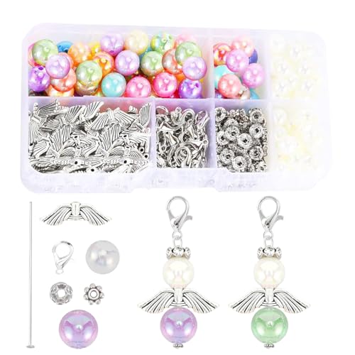 HDFHDF 1 Box DIY Zubehör Schutzengel Selbstgemachte Handwerk Set Anhänger Schlüsselanhänger Schlüsselring Handgeschenke Selbst Gestalten HDFHDF 1 Box DIY Zubehör Schutzengel Selbstgemachte Handwerk Set Anhänger Schlüsselanhänger Schlüsselring Handgeschenke Selbst Gestalten von HDFHDF
