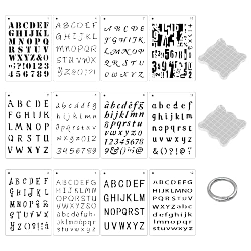12 Stück Alphanumerische Vorlagen, 2 Stück Stempel, Buchstabenvorlagen, Bastelzubehör, Buchstaben- Und Zahlendekorationsvorlagen, Keksstempel, Backwerkzeuge 12 Stück Alphanumerische Vorlagen, 2 Stück Stempel, Buchstabenvorlagen, Bastelzubehör, Buchstaben- Und Zahlendekorationsvorlagen, Keksstempel, Backwerkzeuge von HDGSAFD