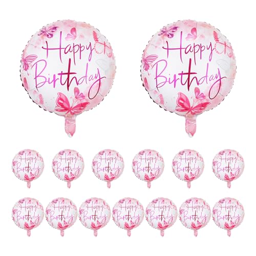 15 rosa Luftballons, Folienballons, Schmetterlingsballons, Folienballons für Mädchen, Partyballons, kreative Designballons, Kinderballons, wunderschöne Ballons 15 rosa Luftballons, Folienballons, Schmetterlingsballons, Folienballons für Mädchen, Partyballons, kreative Designballons, Kinderballons, wunderschöne Ballons von HDGSAFD