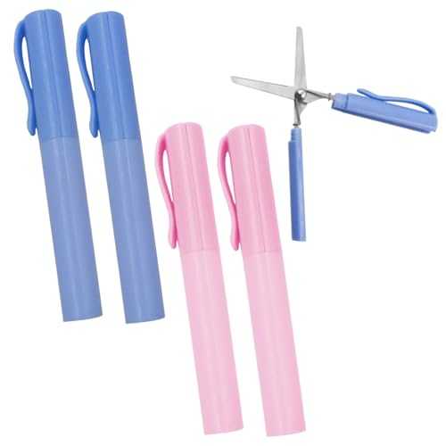 4 Stück Stiftschere, Tragbare Schere, Kreative Schere, Mini-Klappschere, Diy-Papierschneidewerkzeuge 4 Stück Stiftschere, Tragbare Schere, Kreative Schere, Mini-Klappschere, Diy-Papierschneidewerkzeuge von HDGSAFD
