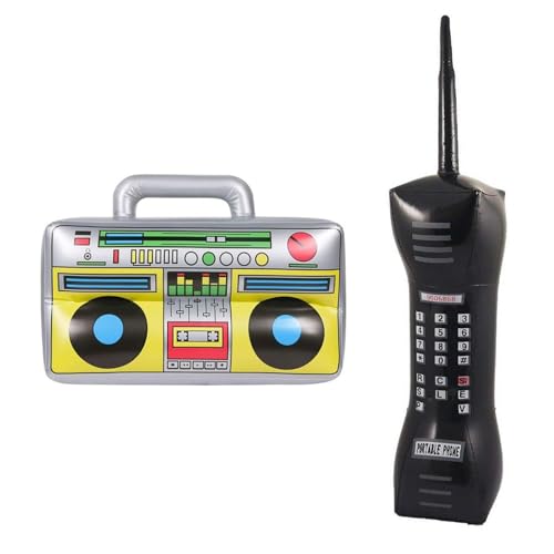 HDGSAFD 1 -Teiliges Radioballon Und 1 Stück Retro -Handyballon, Aufblasbare Spielzeug Für Kinder, Partydekorationen, Kreative Luftballons. HDGSAFD 1 -Teiliges Radioballon Und 1 Stück Retro -Handyballon, Aufblasbare Spielzeug Für Kinder, Partydekorationen, Kreative Luftballons. von HDGSAFD