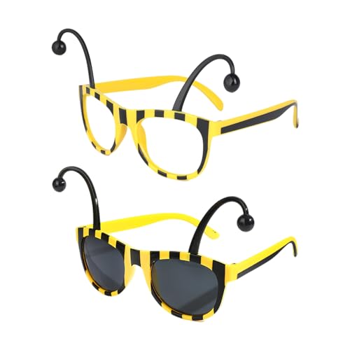 HDGSAFD 2 Stücke Bienengläser, Lustige Brille, Kreative Brille, Partygläser, Foto -Requisiten, Kostümzubehör. HDGSAFD 2 Stücke Bienengläser, Lustige Brille, Kreative Brille, Partygläser, Foto -Requisiten, Kostümzubehör. von HDGSAFD