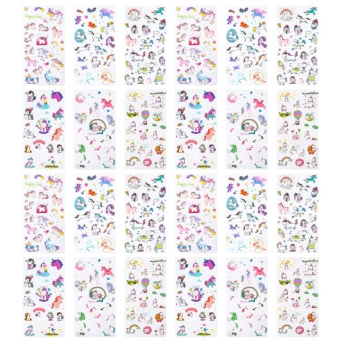 HDGSAFD 24 Regenbogen-Pferde-Notizbuch-Aufkleber, Süße Graffiti-Aufkleber, Kreative Cartoon-Aufkleber, Mädchen-Aufkleber, Interessante Dekorative Aufkleber HDGSAFD 24 Regenbogen-Pferde-Notizbuch-Aufkleber, Süße Graffiti-Aufkleber, Kreative Cartoon-Aufkleber, Mädchen-Aufkleber, Interessante Dekorative Aufkleber von HDGSAFD