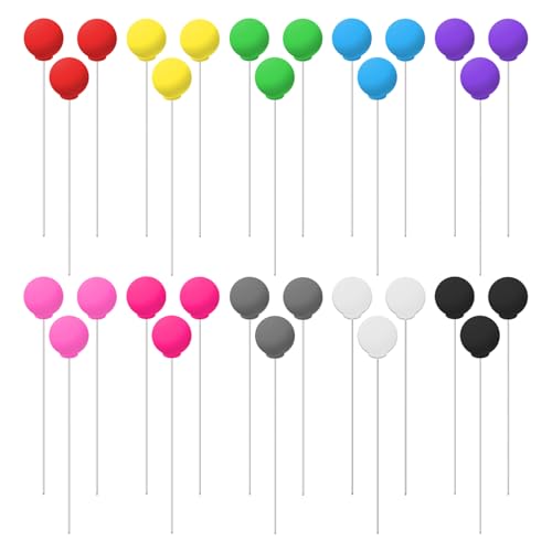 HDGSAFD 30 Stück Mini-Ballon-Dekorationen, Niedliche Bunte Kucheneinsätze, Kreative Ballon-Kuchendekorationen, Party-Dekorationen HDGSAFD 30 Stück Mini-Ballon-Dekorationen, Niedliche Bunte Kucheneinsätze, Kreative Ballon-Kuchendekorationen, Party-Dekorationen von HDGSAFD