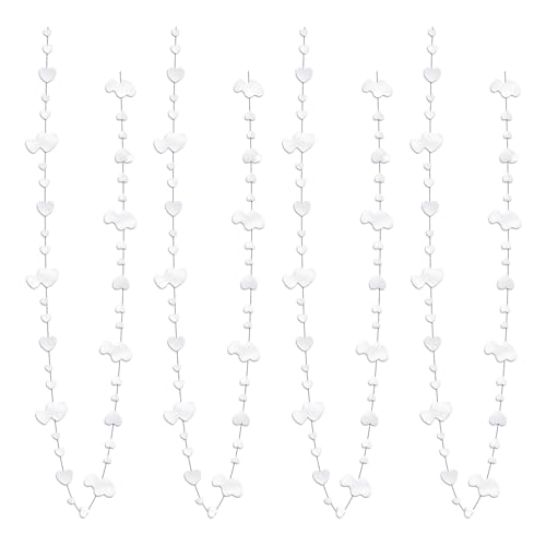 HDGSAFD 4 Stück herzförmige dekorative Behänge, herzförmige Hochzeitsgirlanden, herzförmige Hochzeitsdekoration mit Pailletten, herzförmige dekorative Partybanner und Luftschlangen HDGSAFD 4 Stück herzförmige dekorative Behänge, herzförmige Hochzeitsgirlanden, herzförmige Hochzeitsdekoration mit Pailletten, herzförmige dekorative Partybanner und Luftschlangen von HDGSAFD