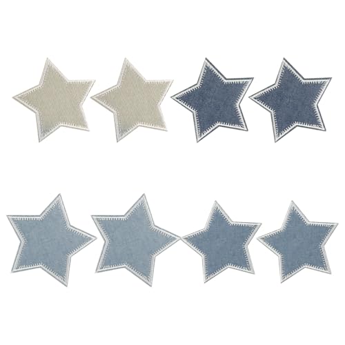 HDGSAFD 8 Sterne -Bügel -Patch, Kinderstofffleck, DIY -Kleidung Rückenverpackung, Jeans Patch Patch, Lücken -Reparatur -Subvention, Kreativer Bügeltuchflatze. von HDGSAFD
