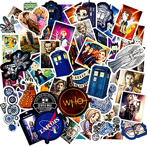100 Stück/Packung Doctor Who Anime-Aufkleber, wasserfest, Vinyl, süße Aufkleber, Graffiti-Aufkleber für Skateboard, Auto, Laptop, Wasserflaschen, Wände, Gepäck, Bücher 100 Stück/Packung Doctor Who Anime-Aufkleber, wasserfest, Vinyl, süße Aufkleber, Graffiti-Aufkleber für Skateboard, Auto, Laptop, Wasserflaschen, Wände, Gepäck, Bücher von HDIJDY