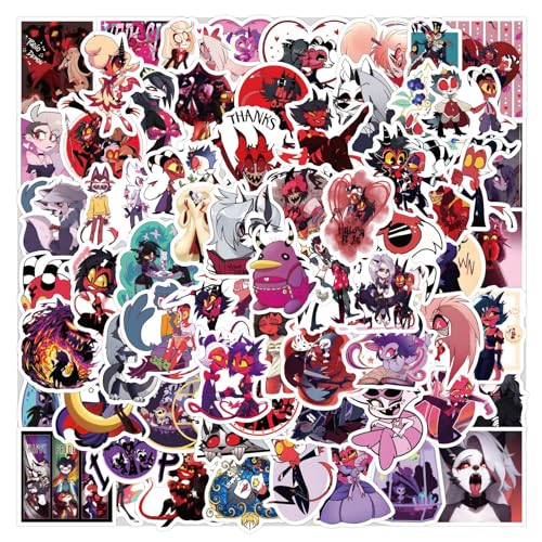 120 Stück/Packung Helluvas Boss Anime-Aufkleber, wasserfester Vinyl-Aufkleber, süße Aufkleber, Graffiti-Aufkleber für Skateboard, Auto, Laptop, Wasserflaschen, Wände, Gepäck, Bücher 120 Stück/Packung Helluvas Boss Anime-Aufkleber, wasserfester Vinyl-Aufkleber, süße Aufkleber, Graffiti-Aufkleber für Skateboard, Auto, Laptop, Wasserflaschen, Wände, Gepäck, Bücher von HDIJDY