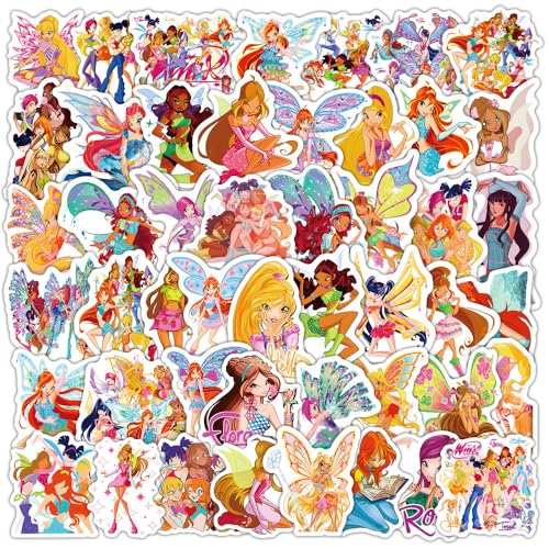 50 Stück/Lot Winxs Clubs-Aufkleber, wasserdicht, Vinyl, Anime-Aufkleber, Abziehbilder für Laptop, Wasserflasche, Gitarre, Reisegeschenk für Kinder, Teenager, Erwachsene, Mädchen, Jungen 50 Stück/Lot Winxs Clubs-Aufkleber, wasserdicht, Vinyl, Anime-Aufkleber, Abziehbilder für Laptop, Wasserflasche, Gitarre, Reisegeschenk für Kinder, Teenager, Erwachsene, Mädchen, Jungen von HDIJDY