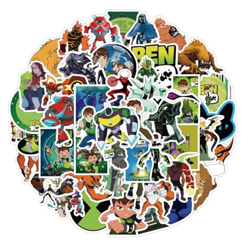 50 Stück/Packung Bens 10 Bens Tennysons Anime-Aufkleber, wasserfester Vinyl-Aufkleber, süße Aufkleberpackung, Graffiti-Aufkleber für Skateboard, Auto, Laptop, Wasserflaschen, Wände, Gepäck, Bücher 50 Stück/Packung Bens 10 Bens Tennysons Anime-Aufkleber, wasserfester Vinyl-Aufkleber, süße Aufkleberpackung, Graffiti-Aufkleber für Skateboard, Auto, Laptop, Wasserflaschen, Wände, Gepäck, Bücher von HDIJDY