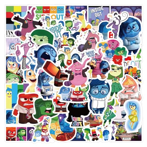 60 Stück/Packung Insides Outs Joys Anime-Aufkleber, wasserfest, Vinyl, süße Aufkleber, Graffiti-Aufkleber für Skateboard, Auto, Laptop, Wasserflaschen, Wände, Gepäck, Bücher 60 Stück/Packung Insides Outs Joys Anime-Aufkleber, wasserfest, Vinyl, süße Aufkleber, Graffiti-Aufkleber für Skateboard, Auto, Laptop, Wasserflaschen, Wände, Gepäck, Bücher von HDIJDY