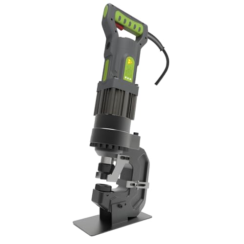 Elektrische Stanzmaschine mit 1800 W, hydraulisches Stanzwerkzeug zum Stanzen von Winkeln aus Stahl, Eisen, Aluminium, Kupfer und mehr | 5 Stück Blechstanzen | Tragbar und leistungsstark | ZL-22U (ZL Elektrische Stanzmaschine mit 1800 W, hydraulisches Stanzwerkzeug zum Stanzen von Winkeln aus Stahl, Eisen, Aluminium, Kupfer und mehr | 5 Stück Blechstanzen | Tragbar und leistungsstark | ZL-22U (ZL von HDINH