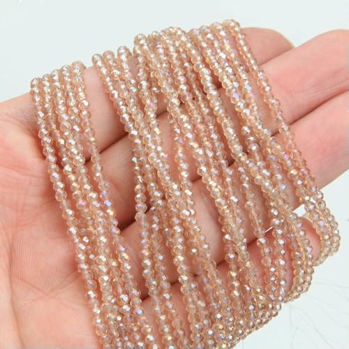 1 Strang 1 x 2 mm 3,0 mm facettierte Kristallglasperlen Rondell zur Schmuckherstellung Armbänder Abstandsperlen DIY-Zubehör-9-2 mm ca. 170 Stück 1 Strang 1 x 2 mm 3,0 mm facettierte Kristallglasperlen Rondell zur Schmuckherstellung Armbänder Abstandsperlen DIY-Zubehör-9-2 mm ca. 170 Stück von HDJSDB