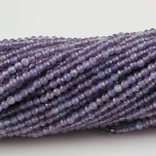 10 Stränge/Los Neue Katzenaugen-Kristallperlen, facettierte lose Glasperlen zur Schmuckherstellung, DIY-Armband, Halskette, Ohrringe, Amethystviolett, 3,0 mm (1150 Stück) von HDJSDB