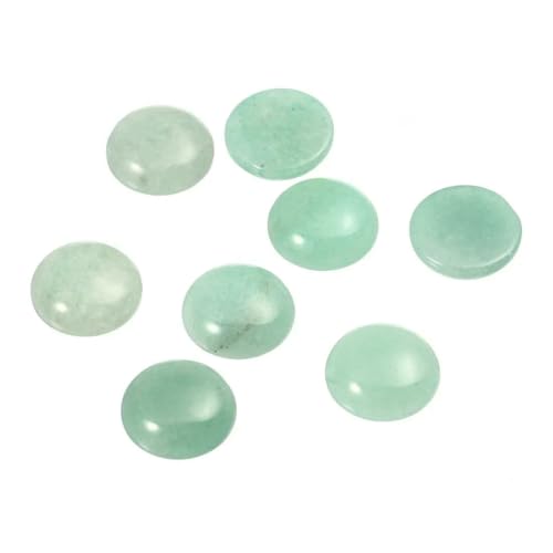 10 Stück/Los 2 4 6 8 10 12 14 16 18 20 25 mm runde Onyx-Cabochons, natürliche Steinperle zur Herstellung von DIY-Schmuck, Anhänger, Armband-04, 10 Stück, 6 m von HDJSDB