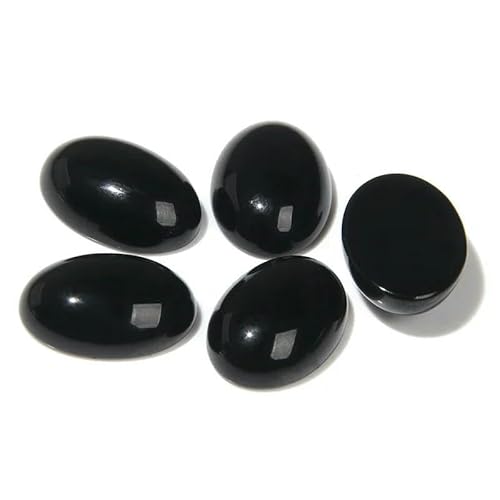 10 Stück/Los Naturstein-Cabochon-Perlen, Achate, Malachit, Heilung, ovale Cabochon-Steinperle für DIY-Ringe, handgefertigten Schmuck – 25. Schwarze Achate – 8 x 10 mm 10 Stück/Los Naturstein-Cabochon-Perlen, Achate, Malachit, Heilung, ovale Cabochon-Steinperle für DIY-Ringe, handgefertigten Schmuck – 25. Schwarze Achate – 8 x 10 mm von HDJSDB