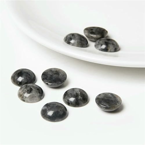 10 Stück/Los Naturstein-Cabochons, runde Perlenfassung, Cabochon-Perlen für Anhänger, Ringe, Ohrringe, Halsketten, Schmuck, DIY-Zubehör, 25, Labradorit, 14,0 mm 10 Stück/Los Naturstein-Cabochons, runde Perlenfassung, Cabochon-Perlen für Anhänger, Ringe, Ohrringe, Halsketten, Schmuck, DIY-Zubehör, 25, Labradorit, 14,0 mm von HDJSDB