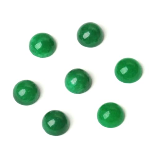 10 Stück/Los Naturstein-Cabochons 4/6/8/10/12 mm runder Cabochon für DIY-Ring, Ohrringe, Armbänder, Halsketten, Schmuckherstellung, Malaysische Jade, 10 mm 10 Stück/Los Naturstein-Cabochons 4/6/8/10/12 mm runder Cabochon für DIY-Ring, Ohrringe, Armbänder, Halsketten, Schmuckherstellung, Malaysische Jade, 10 mm von HDJSDB