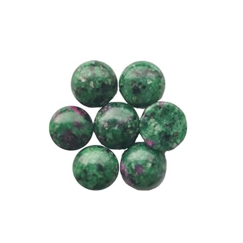 10 Stück/Los Naturstein-Cabochons 4/6/8/10/12 mm runder Cabochon für DIY-Ringe, Ohrringe, Armbänder, Halsketten, Schmuckherstellung, Epidot-Zoisit, 4,0 mm von HDJSDB