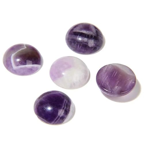 10 Stück/Los runder Stein-Cabochon 4/6/8/10/12/14,0 mm, natürlicher Tigerauge-Labradorit-Jaspis-Kamee, passend für DIY-Ringe, Halsketten, Handarbeiten, Traum-Amethyst, 8 mm 10 Stück/Los runder Stein-Cabochon 4/6/8/10/12/14,0 mm, natürlicher Tigerauge-Labradorit-Jaspis-Kamee, passend für DIY-Ringe, Halsketten, Handarbeiten, Traum-Amethyst, 8 mm von HDJSDB