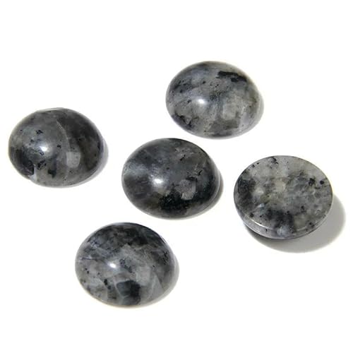 10 Stück/Los runder Stein-Cabochon 4/6/8/10/12/14,0 mm natürlicher Tigerauge-Labradorit-Jaspis-Kamee passend für DIY-Ringe, Halsketten, Handarbeiten, dunkler Labradorit, 10 mm 10 Stück/Los runder Stein-Cabochon 4/6/8/10/12/14,0 mm natürlicher Tigerauge-Labradorit-Jaspis-Kamee passend für DIY-Ringe, Halsketten, Handarbeiten, dunkler Labradorit, 10 mm von HDJSDB