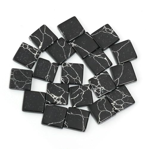 10 Stück 4 6 8 10 12 mm Naturstein-Cabochon, quadratisch, Malachit-Türkis-Cabochon für DIY-Charm-Ringe, Ohrringe, Schmuckzubehör, Schwarz, 4,0 mm 10 Stück 4 6 8 10 12 mm Naturstein-Cabochon, quadratisch, Malachit-Türkis-Cabochon für DIY-Charm-Ringe, Ohrringe, Schmuckzubehör, Schwarz, 4,0 mm von HDJSDB