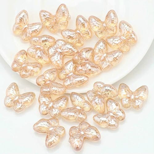 10 Stück große Schmetterlingsflügel-Anhänger, 17 x 20 m, lose Kristallglasperlen für die Herstellung von DIY-Schmuck, Ohrringen, Halsketten, Bekleidungszubehör - HPJ 10 Stück große Schmetterlingsflügel-Anhänger, 17 x 20 m, lose Kristallglasperlen für die Herstellung von DIY-Schmuck, Ohrringen, Halsketten, Bekleidungszubehör - HPJ von HDJSDB
