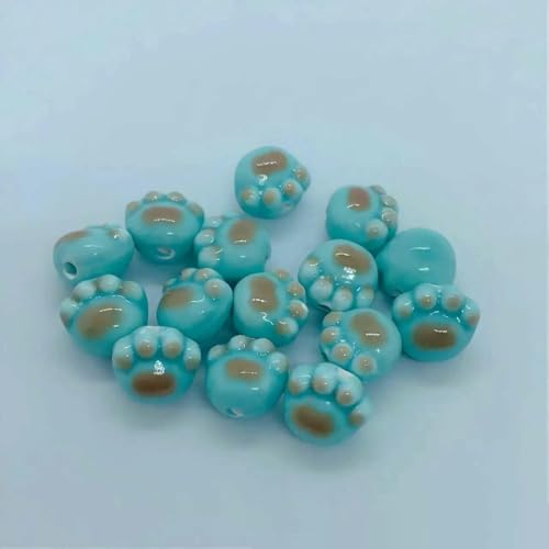 10 Stück handgefertigte Emaille-Keramik-Porzellan-Perlen, Katzenkrallen, lose Abstandsperlen, Charms für DIY-Schmuck, Bastelzubehör, 7 10 Stück handgefertigte Emaille-Keramik-Porzellan-Perlen, Katzenkrallen, lose Abstandsperlen, Charms für DIY-Schmuck, Bastelzubehör, 7 von HDJSDB