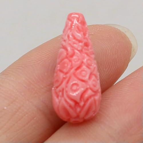 10 Stück natürliche korallenrosa Elefanten-Buddha-Kopf-Knospenperlen zur Schmuckherstellung, DIY-Halskettenzubehör, Charm-Anhänger, 10 x 20 mm 10 Stück natürliche korallenrosa Elefanten-Buddha-Kopf-Knospenperlen zur Schmuckherstellung, DIY-Halskettenzubehör, Charm-Anhänger, 10 x 20 mm von HDJSDB