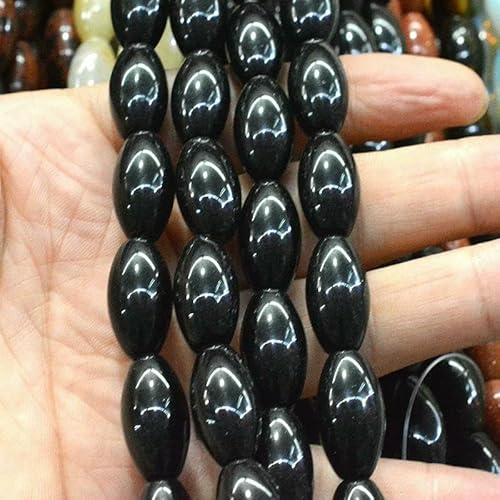 10 x 20 mm, 20 Stück, Naturstein, Türkis, Tigerauge, Achate, Jaspis, Chalcedon, runde Abstandsperlen für die Schmuckherstellung, DIY-Armband, Bildfarbe_g 10 x 20 mm, 20 Stück, Naturstein, Türkis, Tigerauge, Achate, Jaspis, Chalcedon, runde Abstandsperlen für die Schmuckherstellung, DIY-Armband, Bildfarbe_g von HDJSDB