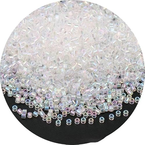 1000 Stück 1,6 mm Glasperlen in Metallic-Farbe, 11/0, lose Abstandsperlen für Handarbeiten, Schmuckherstellung, DIY-Anhänger, handgefertigtes Nähen, DD51 1000 Stück 1,6 mm Glasperlen in Metallic-Farbe, 11/0, lose Abstandsperlen für Handarbeiten, Schmuckherstellung, DIY-Anhänger, handgefertigtes Nähen, DD51 von HDJSDB