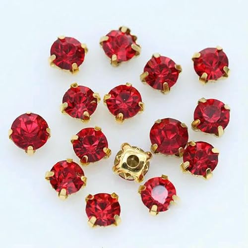 100p 3,0 mm Farbe Nähen auf Kristallglas Strass Montees Gold Krallenbasis Handwerk Edelsteine Hochzeit Kostüm Kleid Schmuck machen Perlen-siam 100p 3,0 mm Farbe Nähen auf Kristallglas Strass Montees Gold Krallenbasis Handwerk Edelsteine Hochzeit Kostüm Kleid Schmuck machen Perlen-siam von HDJSDB