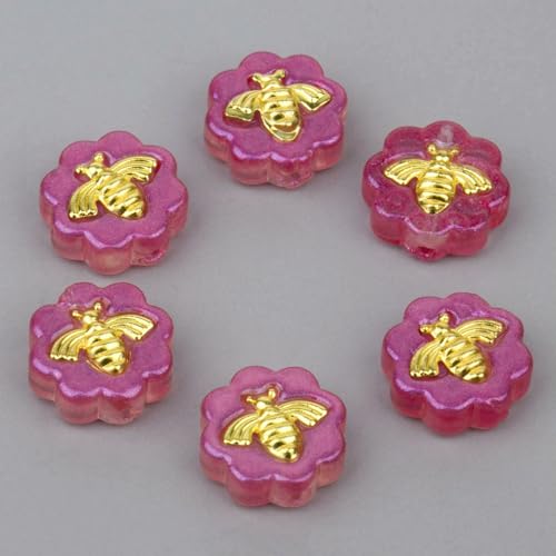 11 mm handgefertigte 3D-Bienen-Lampwork-Perlen, süße Bienen, lose Glasperlen zur Schmuckherstellung, DIY-Armband, Dekorationszubehör, 10–5 Stück 11 mm handgefertigte 3D-Bienen-Lampwork-Perlen, süße Bienen, lose Glasperlen zur Schmuckherstellung, DIY-Armband, Dekorationszubehör, 10–5 Stück von HDJSDB
