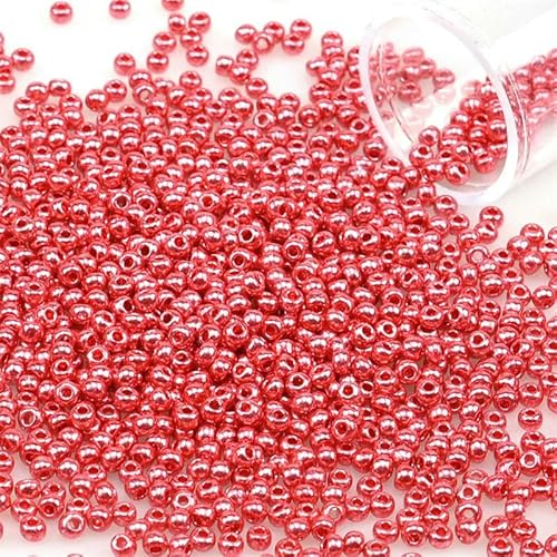12 Gramm tschechische Glasperlen, einheitlich 2,0, Metallfarben, Rocailles-Perlen zur Schmuckherstellung, DIY-Armband, Halskette, Ohrringe, PZ1211, 2 mm, 1200 Stück, Tube 12 Gramm tschechische Glasperlen, einheitlich 2,0, Metallfarben, Rocailles-Perlen zur Schmuckherstellung, DIY-Armband, Halskette, Ohrringe, PZ1211, 2 mm, 1200 Stück, Tube von HDJSDB