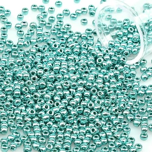 12 Gramm tschechische Glasperlen, einheitlich 2,0, Metallfarben, Rocailles-Perlen zur Schmuckherstellung, DIY-Armband, Halskette, Ohrringe, PZ1216, 2 mm, 1200 Stück, Tube 12 Gramm tschechische Glasperlen, einheitlich 2,0, Metallfarben, Rocailles-Perlen zur Schmuckherstellung, DIY-Armband, Halskette, Ohrringe, PZ1216, 2 mm, 1200 Stück, Tube von HDJSDB